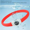 Red waterproof dog collar.