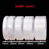 Rolls of clear double-sided tape.