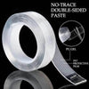 Clear double-sided adhesive tape.