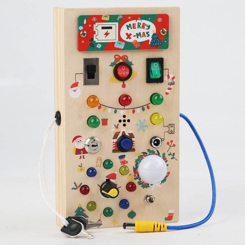Unleash Wonder with the Electrifying Wooden Busy Board Adventure - Estalios