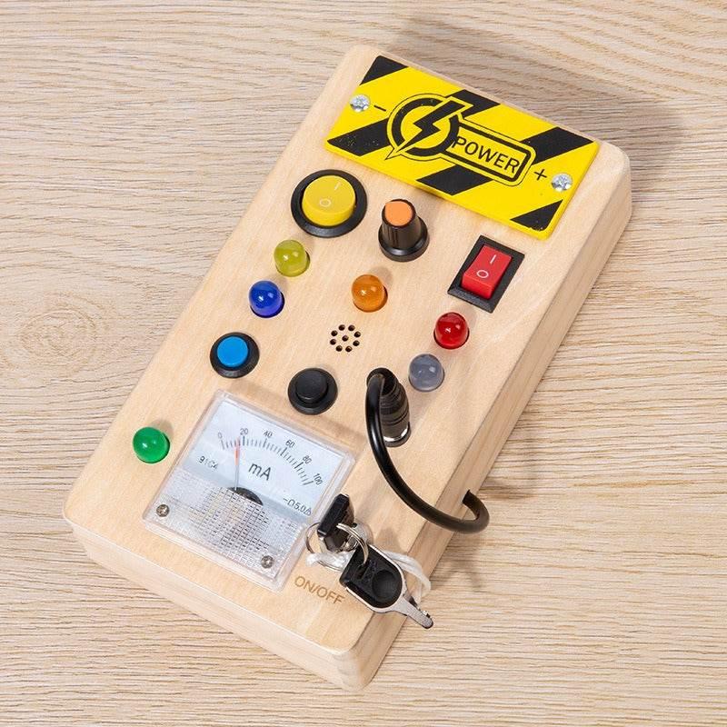 Unleash Wonder with the Electrifying Wooden Busy Board Adventure - Estalios
