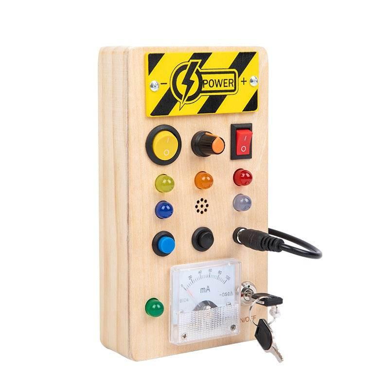 Unleash Wonder with the Electrifying Wooden Busy Board Adventure - Estalios