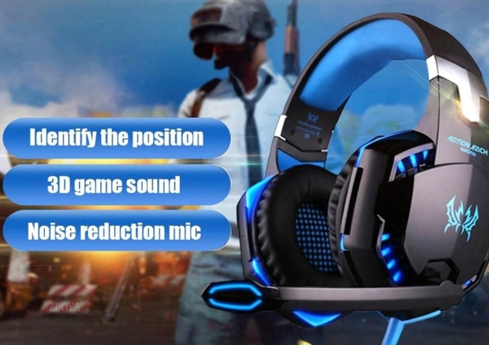 Unleash Your Game with a Sleek LED Gaming Headset - Estalios