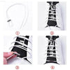 No-tie shoelace installation.
