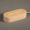 Wood Table Lamp Night Light with Message Board Girl Bedroom Decor EstaliosShop EstaliosShop