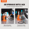 VEVOR Air Hydraulic Bottle Jack, 20 Ton/40000 LBS All Welded Bottle Jack, 10.4-19.7 inch Lifting Range, Manual Handle and Air Pump, for Car, Pickup, Truck, RV, Auto Repair, Industrial Engineering - Estalios