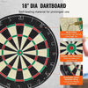 VEVOR Dartboard Cabinet Set with Official Size 18 Inch Dartboard for Recreational and Competitive Players - EstaliosShop