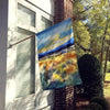 Vibrant Nevada Sagebrush Watercolor House Flag for Yard - Estalios