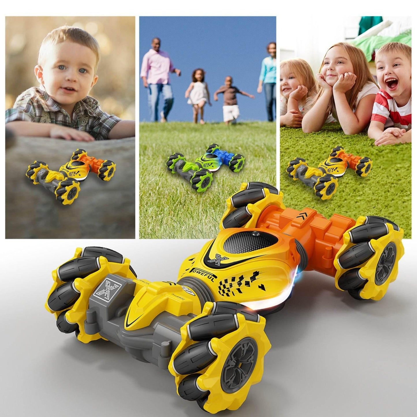 Vibrant Remote-Controlled Stunt Cars for Epic Racing Action - Estalios