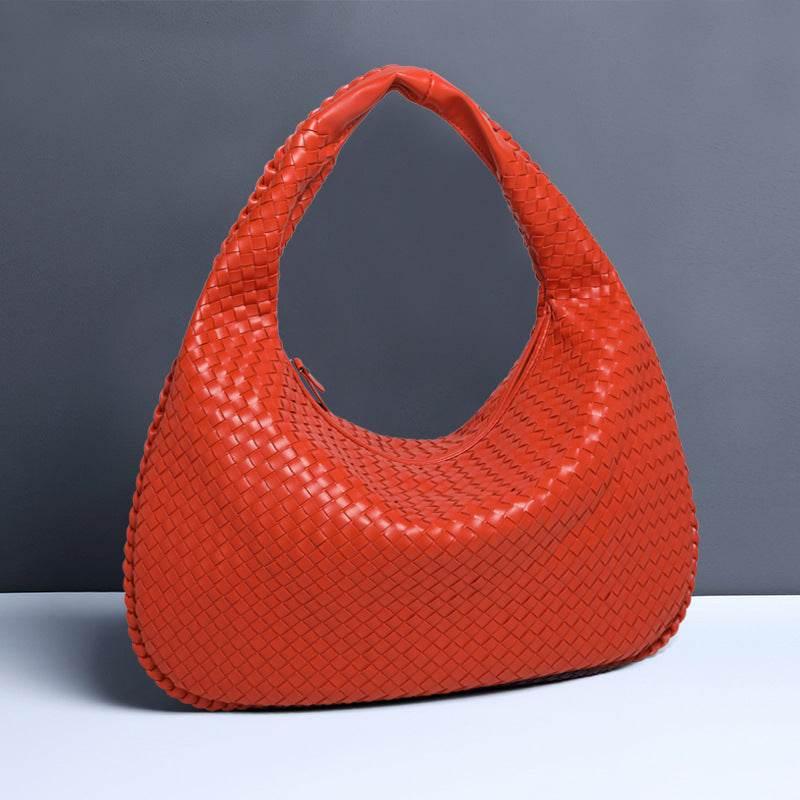 Vibrant Woven Leather Hobo Bags for Effortless Chic Style - Estalios