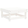 vidaXL Garden Lounge Set White Solid Pine Wood Large Modular - Estalios