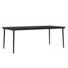 vidaXL Garden Dining Set Brown PE rattan Durable Garden Dining Set - Estalios