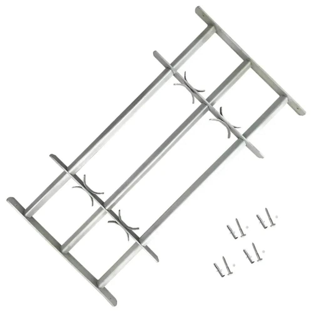 vidaXL Adjustable Security Grille for Windows - Durable Protection - Estalios