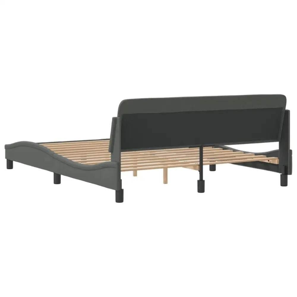 Gray Dreams Await: Your Bedroom Oasis! Drift into serene slumber with our Gray Upholstered Bed. This platform bed offers modern style and unparalleled comfort - Estalios