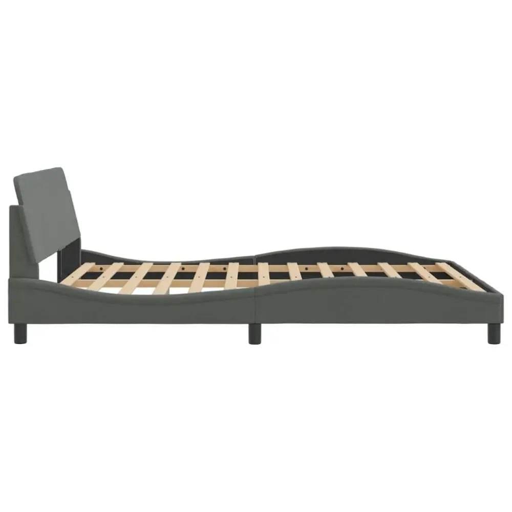 Gray Dreams Await: Your Bedroom Oasis! Drift into serene slumber with our Gray Upholstered Bed. This platform bed offers modern style and unparalleled comfort - Estalios