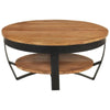 vidaXL Coffee Table Honey brown and black - Estalios