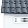 vidaXL Dog House Grey, White, Black Polypropylene Small Durable - Estalios