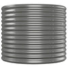 Unleash your Green Thumb with our Metal Raised Garden Bed! Ready to Take your Garden to the Next Level? our Gray Corrugated Metal Panel Raised Bed - Estalios