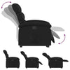 vidaXL Stand Up Recliner Chair Black Faux leather, metal, plywood Medium - Estalios