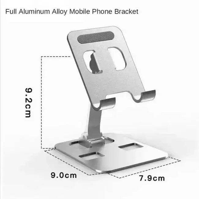 Modern Gold and Silver Aluminum Stand for Stylish Viewing - Estalios