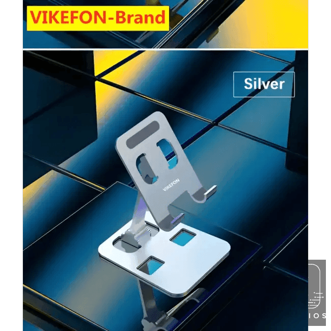 Modern Gold and Silver Aluminum Stand for Stylish Viewing - Estalios