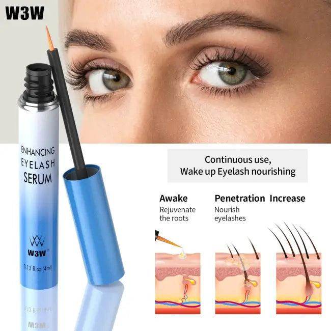 W3W Eyelash Serum for Long Curly Lashes Boost - Estalios