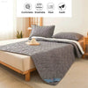Waterproof Mattress Topper with Elastic Band Quilted Protector Pad Bedspread Winter Mattress Cover for Single/Double Bed 140/160 - Estalios