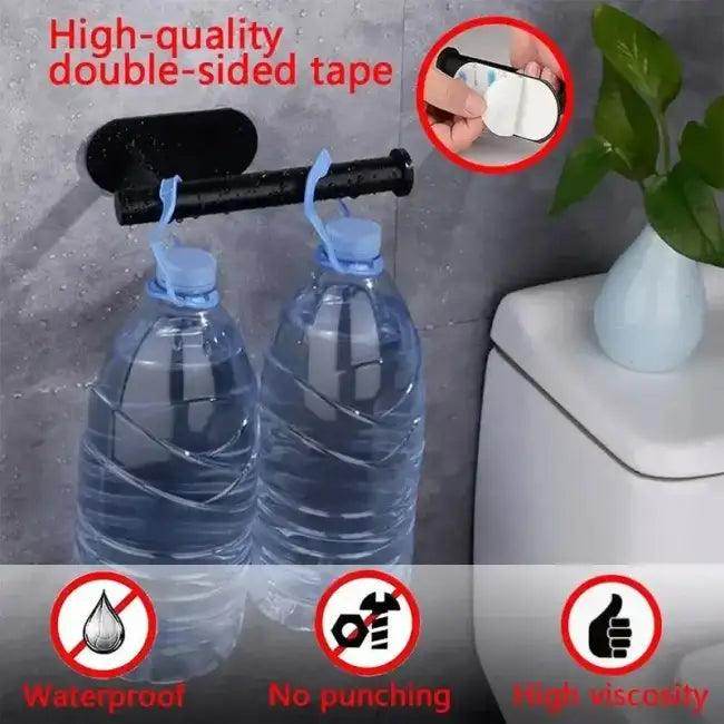 Bold Waterproof Stainless Steel Towel And TP Roll Holder - Easy Install - Estalios