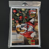 Whimsical English Bulldog Christmas Greeting Cards Pack of 8 - Estalios