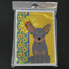 Summer Sunflowers Dog Greeting Cards Pack: Woof-tastic! Packaged Dog-themed Greeting Cards Bring Joy to any Occasion. Brighten Someone' - Estalios
