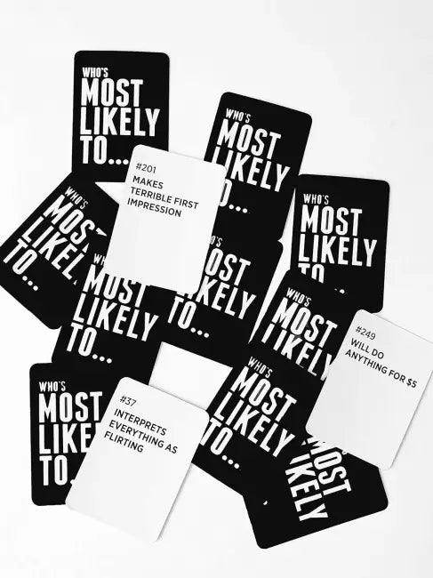 Who's Most Likely To... Kinda Clean Family Party Game - Estalios