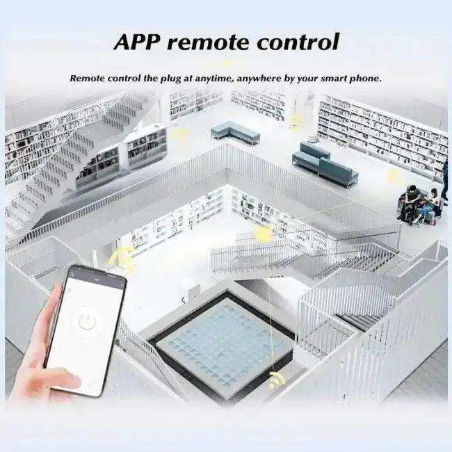 WiFi Smart Plug with Energy Monitoring for Easy Control - Estalios