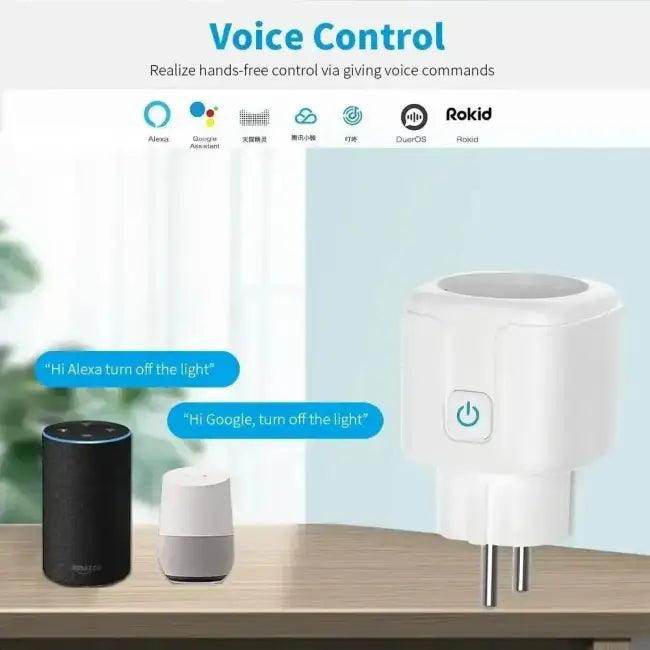 WiFi Smart Plug with Energy Monitoring for Easy Control - Estalios
