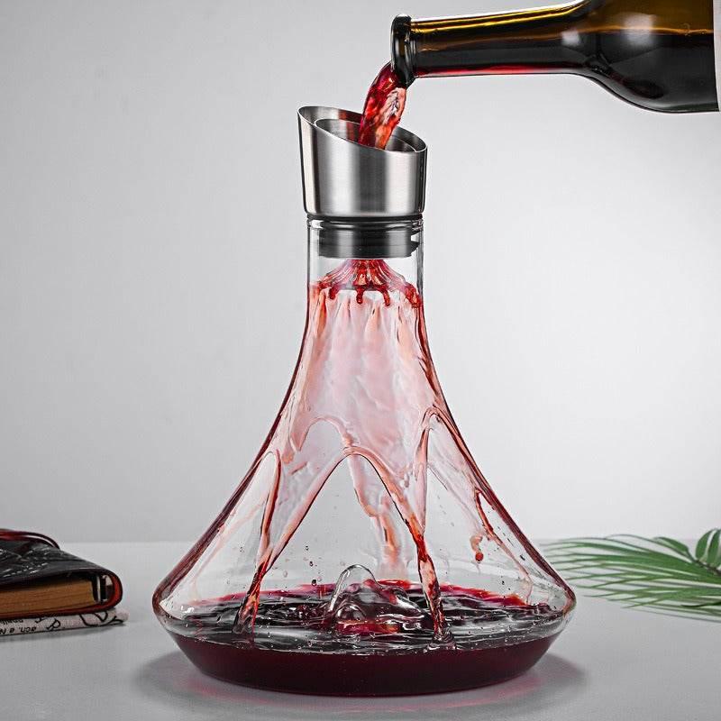 Wine Decanter Built-in Aerator Pourer for Perfect Flavor - Estalios