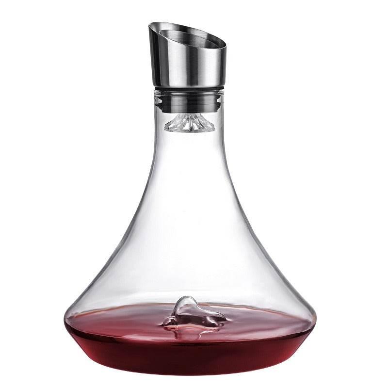 Wine Decanter Built-in Aerator Pourer for Perfect Flavor - Estalios