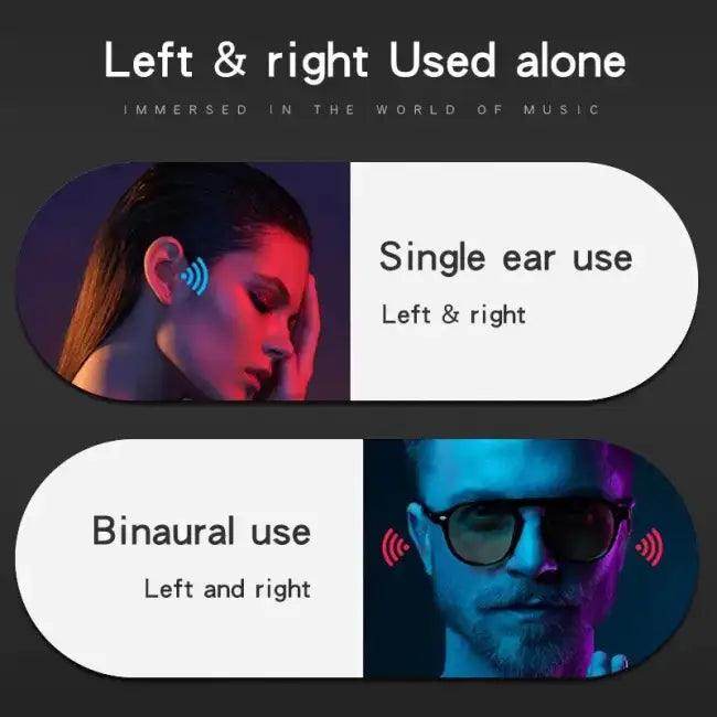 Smart Touch Wireless Earbuds with Sleek Charging Case - Estalios