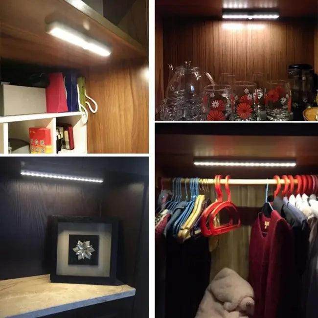Wireless LED Night Light Bars with Motion Sensor Convenience - Estalios