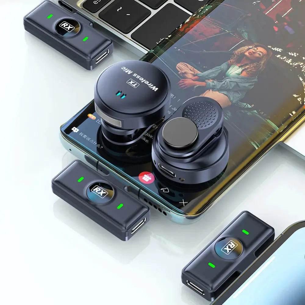 Wireless Magnetic Collar Microphone for YouTube Vlogs - Estalios