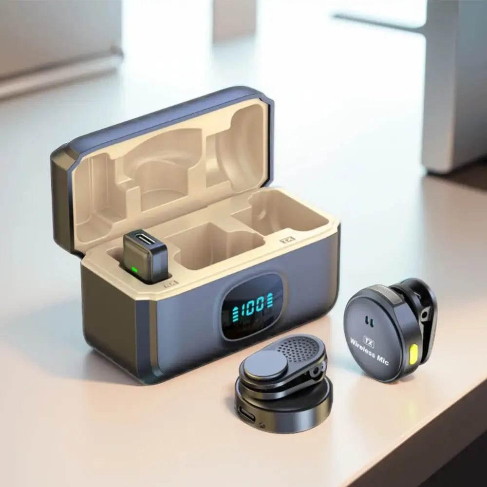 Wireless Magnetic Collar Microphone for YouTube Vlogs - Estalios