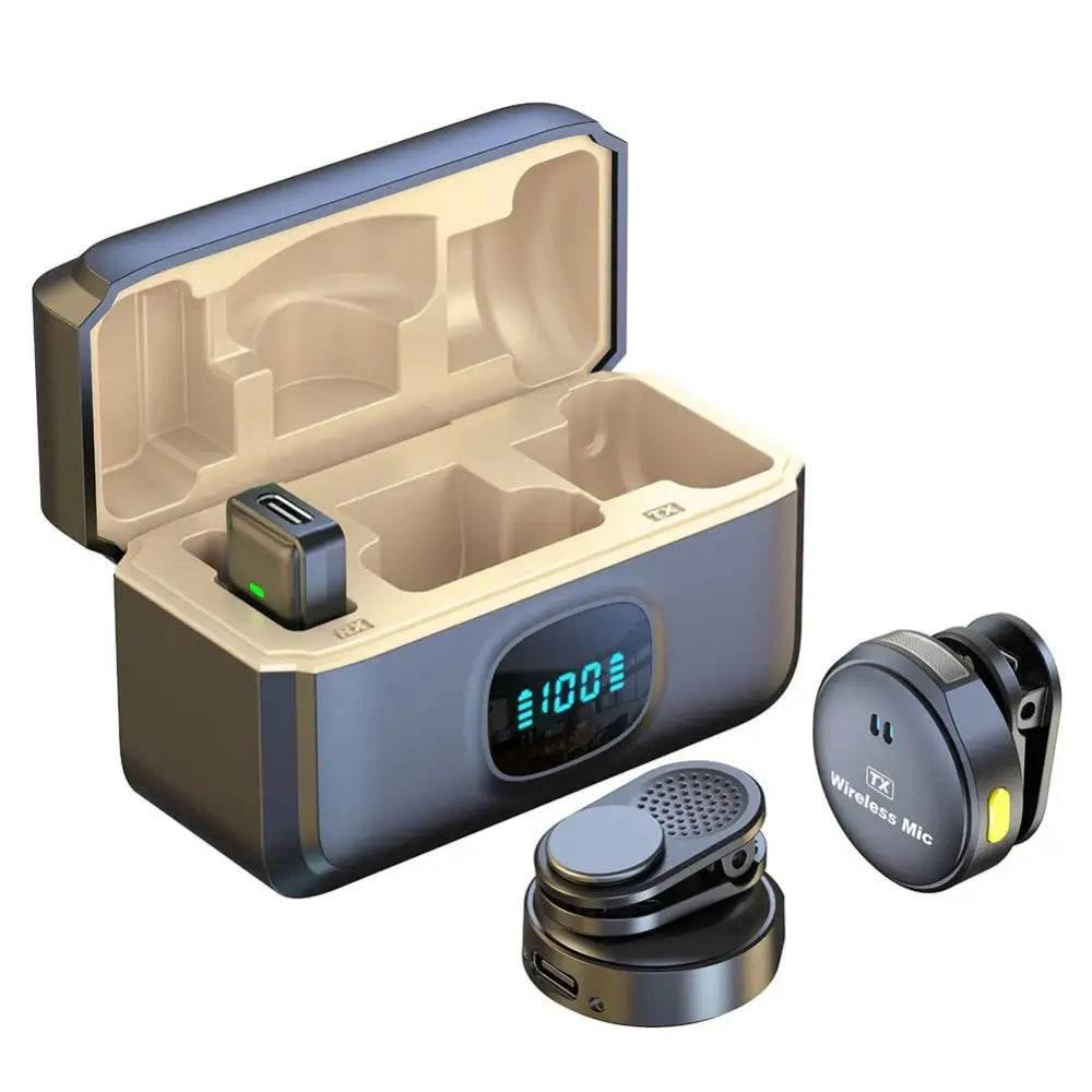 Wireless Magnetic Collar Microphone for YouTube Vlogs - Estalios