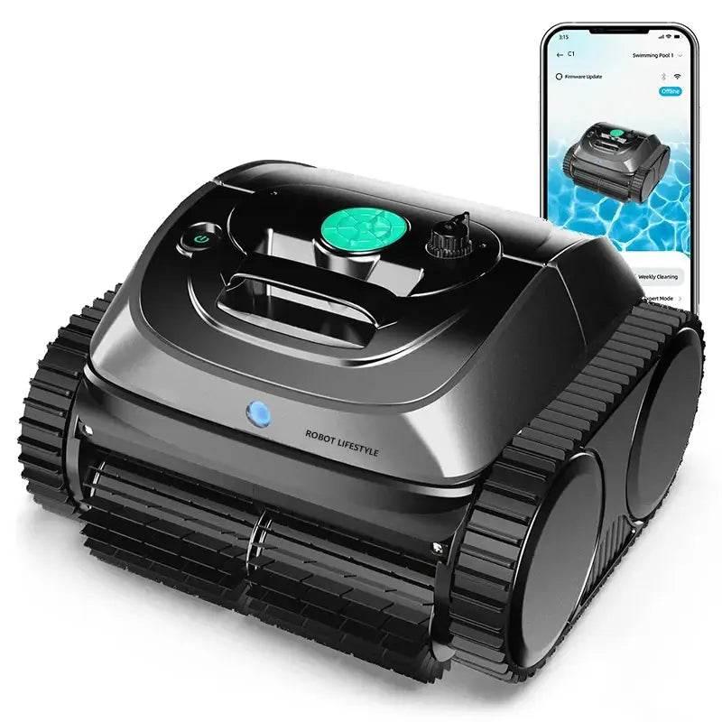 Wireless Robotic Swimming Pool Cleaner C1 with APP Control - Estalios