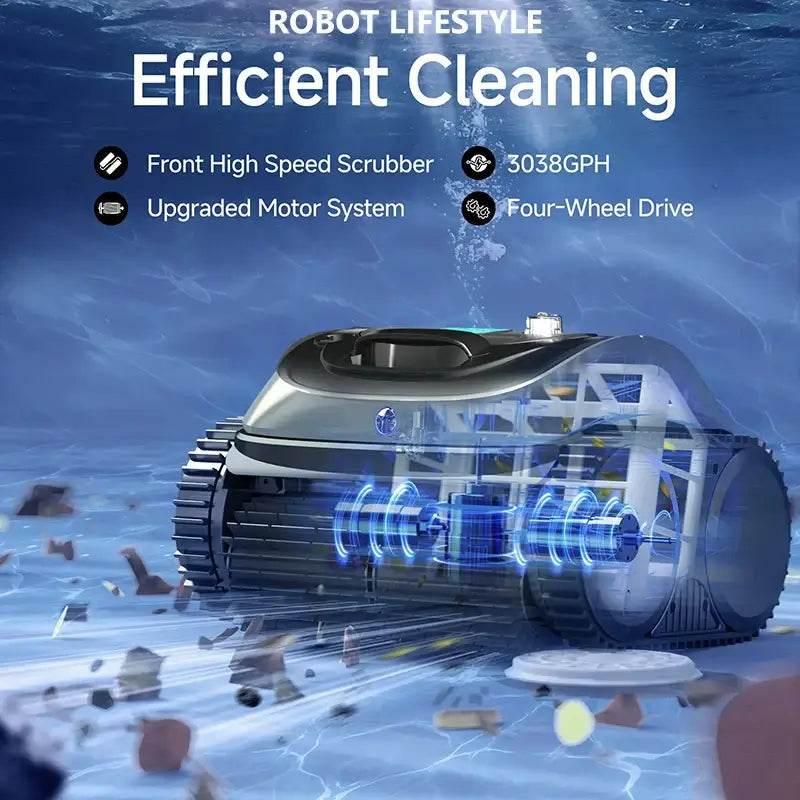 Wireless Robotic Swimming Pool Cleaner C1 with APP Control - Estalios