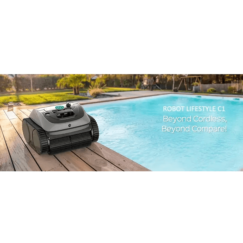 Wireless Robotic Swimming Pool Cleaner C1 with APP Control - Estalios