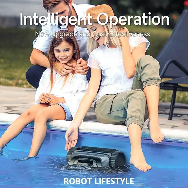 Wireless Robotic Swimming Pool Cleaner C1 with APP Control - Estalios