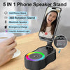 Wireless Speaker with Colorful Ambient Light and Phone Holder - Estalios