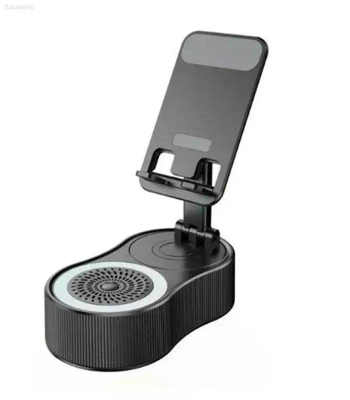 Wireless Speaker with Colorful Ambient Light and Phone Holder - Estalios