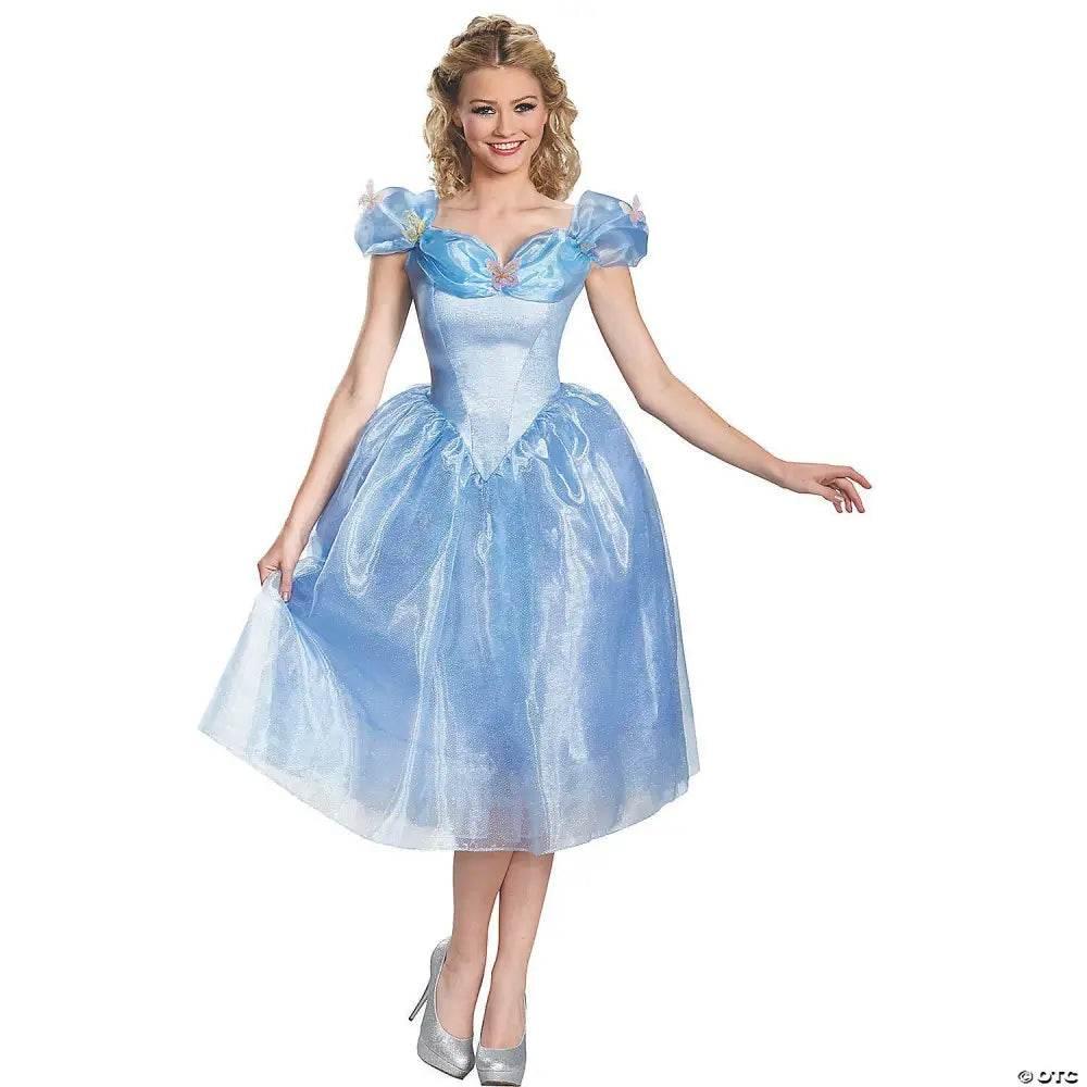 Enchanting Women's Movie Cinderella Costume Medium Size - Estalios