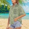 Women's All Over Print Hawaiian Shirt (Made in USA,Ships to USA Only) - Estalios