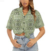 Women's All Over Print Hawaiian Shirt (Made in USA,Ships to USA Only) - Estalios