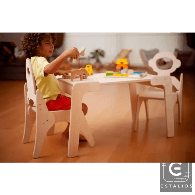 Adventure Awaits with the Wooden Monkey Table Set - Estalios